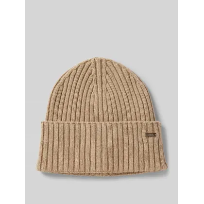 Zdjęcie Czapka beanie z detalem z logo