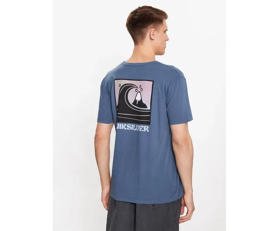 obrazek 1 Quiksilver T-Shirt Qs Bubble Stamp EQYZT07258 Niebieski Regular Fit
