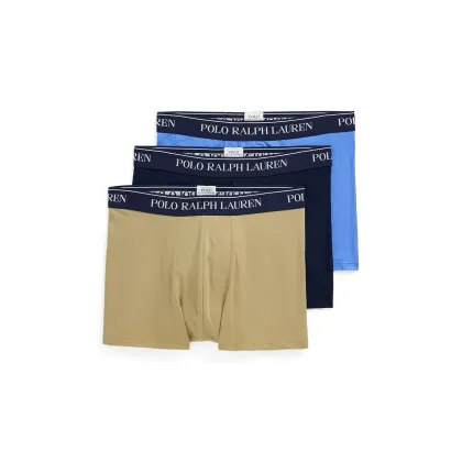 Zdjęcie Polo Ralph Lauren bokserki 3-pack męskie kolor beżowy 714830299