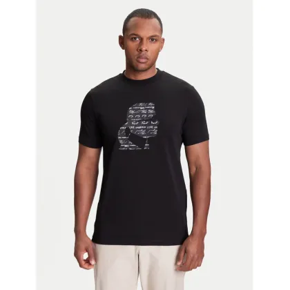 Zdjęcie KARL LAGERFELD T-Shirt 755042 553235 Czarny Regular Fit