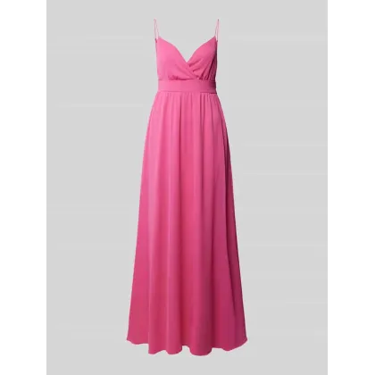 Zdjęcie Długa sukienka z dekoltem w serek model ‘LASTA LIFE’