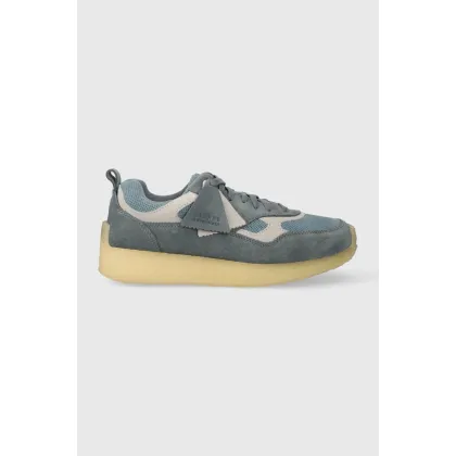 Zdjęcie Clarks Originals sneakersy zamszowe x Ronnie Fieg Lockhill kolor niebieski 26173375