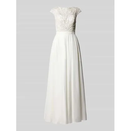 Zdjęcie Sukienka wieczorowa z koronkowym obszyciem