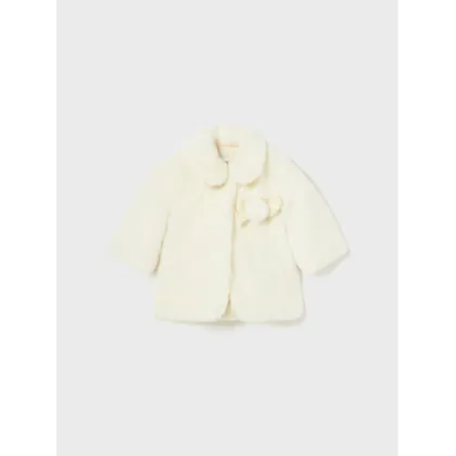 Zdjęcie Mayoral Futro 2.405 Écru Regular Fit