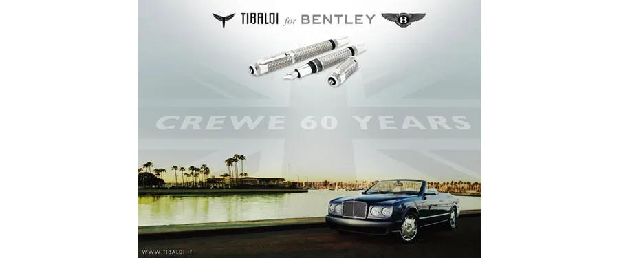 picture 2 Silver Fountain Pen Tibaldi Bentley Crewe 60 Years Limited Edition 