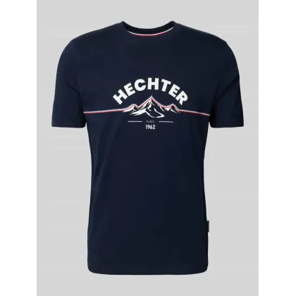 Zdjęcie Hechter Paris T-Shirt 75014 142919 Granatowy Regular Fit