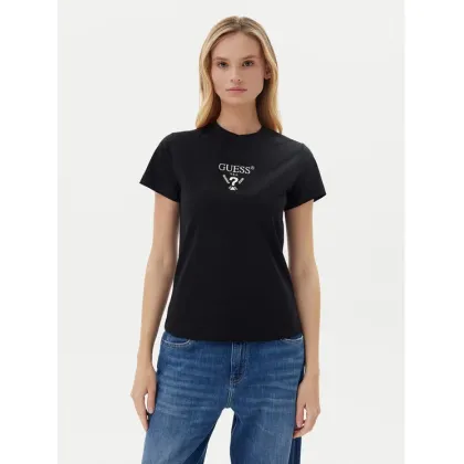 Zdjęcie Guess T-Shirt V4YI21 KCDH1 Czarny Slim Fit