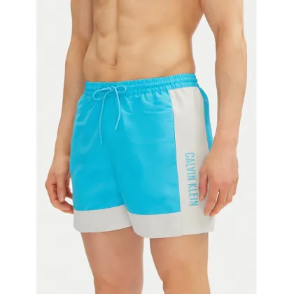 Zdjęcie Calvin Klein Swimwear Szorty kąpielowe KM0KM01095 Niebieski Regular Fit