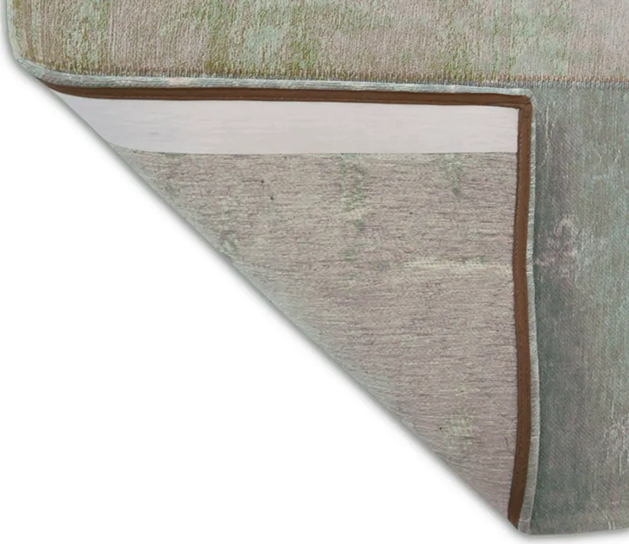 obrazek 3 Subtelny oliwkowy dywan patchwork - PALE PISTACHIO 8240