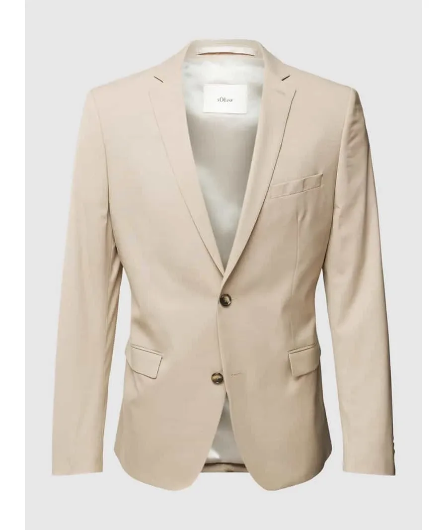 obrazek 1 Marynarka na 2 guziki o kroju slim fit z dodatkiem wiskozy