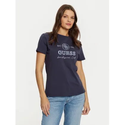 Zdjęcie Guess T-Shirt V5RI05 J1314 Granatowy Regular Fit
