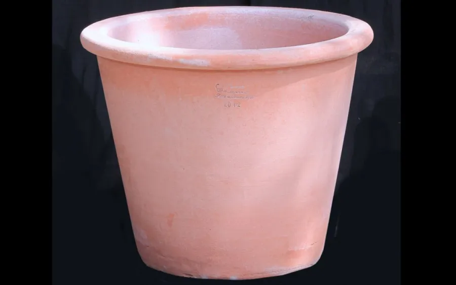 obrazek 2 Włoski wazon toskański 25 cm do pięknego ogrodu - Goti Terrecotte