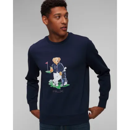 Zdjęcie Granatowa Bluza Męska Ralph Lauren Rlx Golf Knit-sweatshirt RLX Ralph Lauren