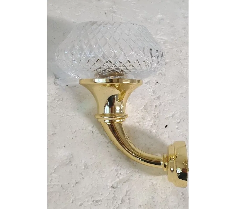 obrazek 2 Lampa ścienna z jednym światłem z kryształowym kloszem - Il Paralume Marina