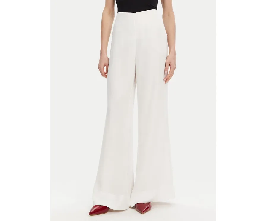 obrazek 1 ACCESS FASHION Spodnie palazzo 53-5136-117 Biały Regular Fit