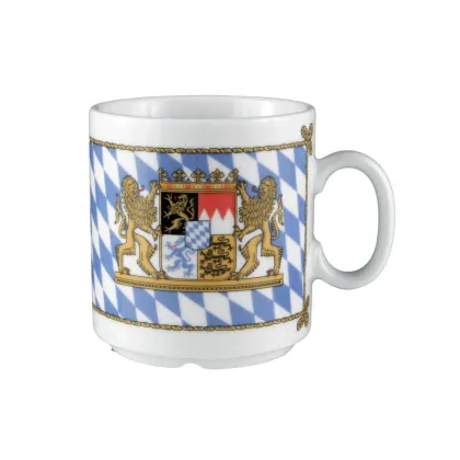 Zdjęcie Porcelanowy kubek z oryginalnym bawarskim zdobieniem - Seltmann Weiden