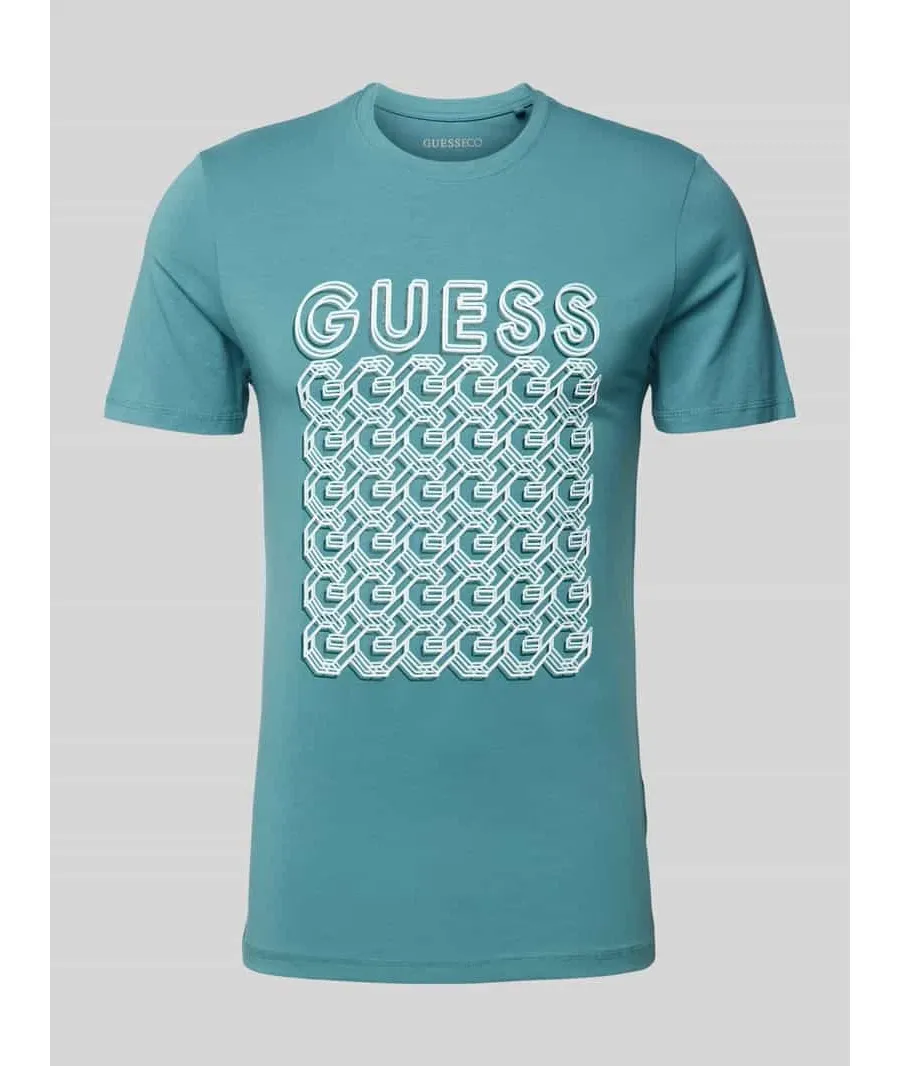 obrazek 1 T-shirt z nadrukiem z logo model ‘CHAIN’