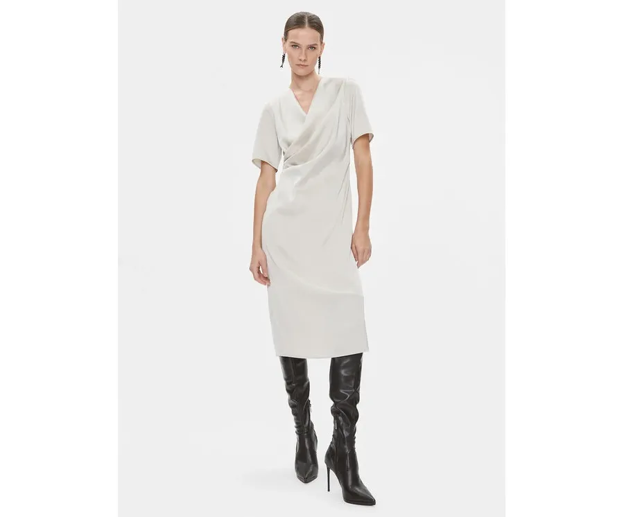 obrazek 1 Bruuns Bazaar Sukienka codzienna Nemi BBW3622 Szary Regular Fit