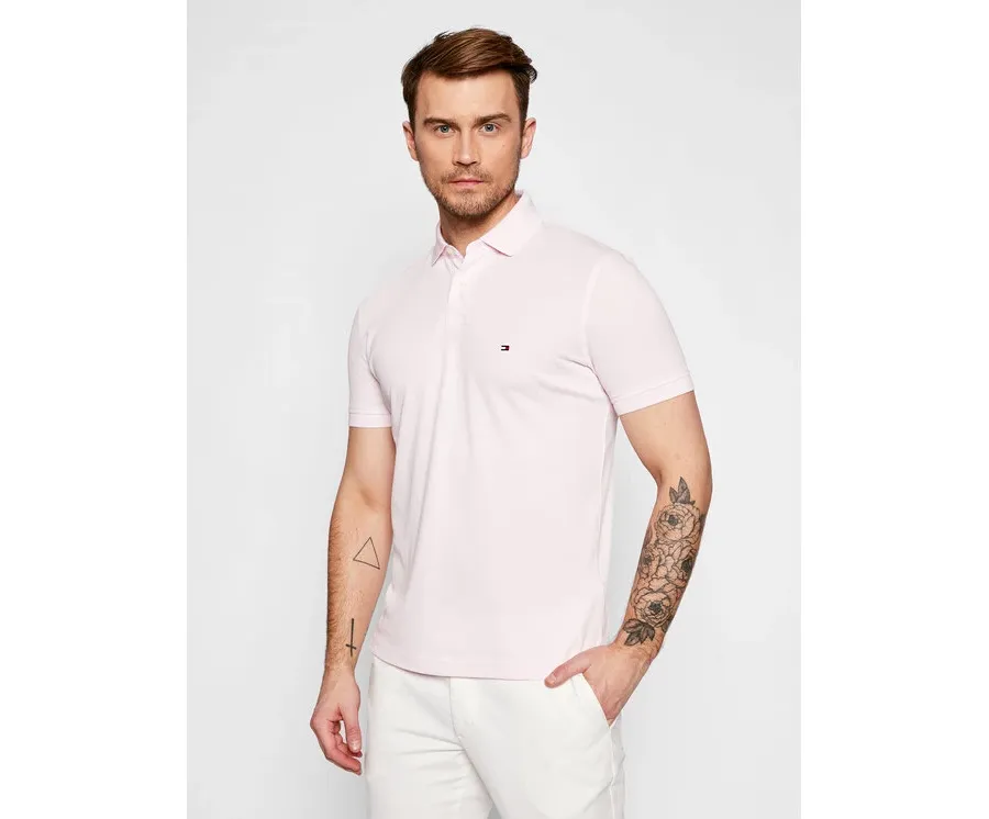 obrazek 1 Tommy Hilfiger Polo 1985 MW0MW17770 Różowy Regular Fit