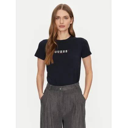Zdjęcie Guess Jeans T-Shirt W5RI54 J1314 Granatowy Regular Fit