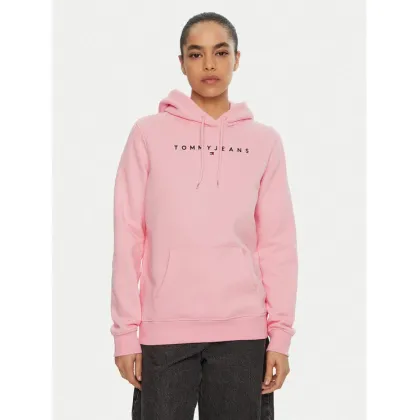 Zdjęcie Tommy Jeans Bluza Linear DW0DW17324 Różowy Regular Fit