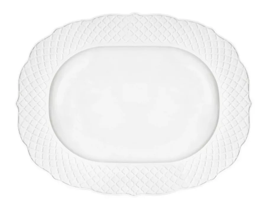 obrazek 1 Niesamowity owalny talerz porcelanowy z kolekcji Empire Silk