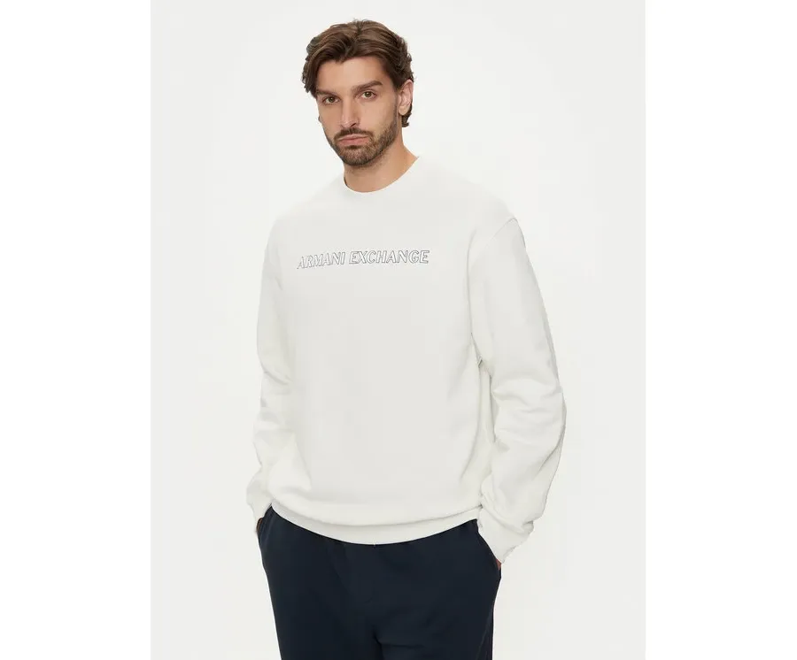 obrazek 1 Armani Exchange Bluza 6DZMBA ZJADZ 1116 Biały Regular Fit