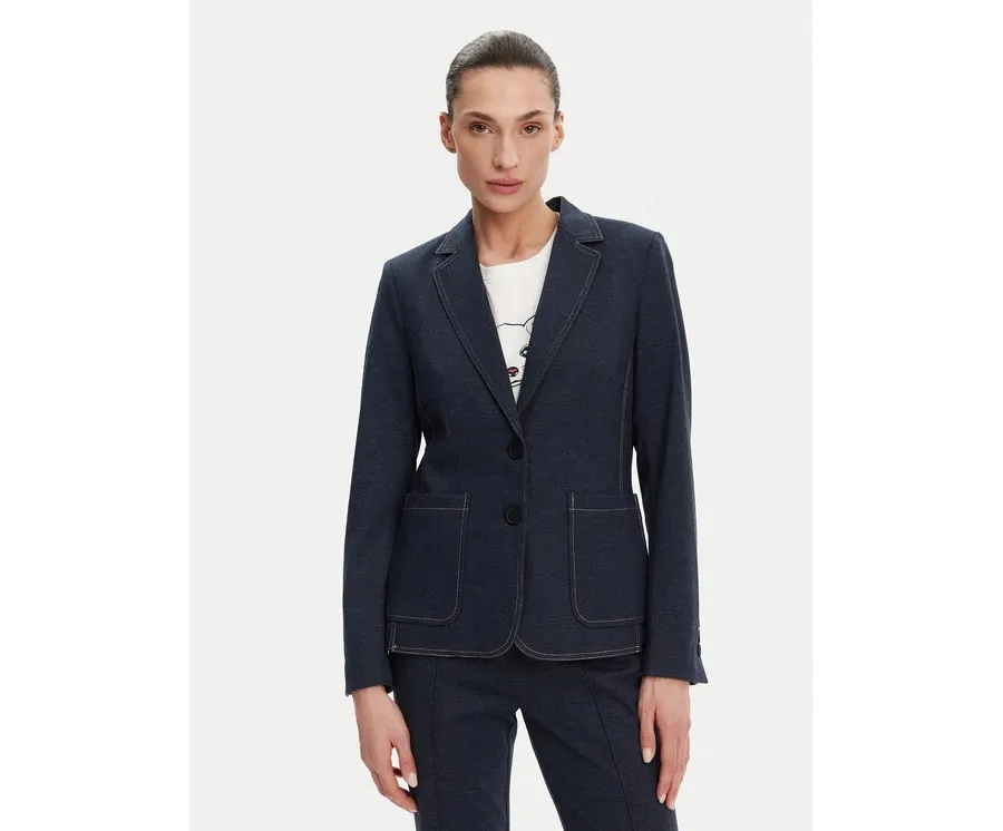 obrazek 1 Olsen Marynarka 15001470 Granatowy Regular Fit