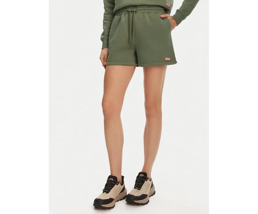 obrazek 1 Hunter Szorty sportowe Lunan HARW0058251 Khaki Regular Fit