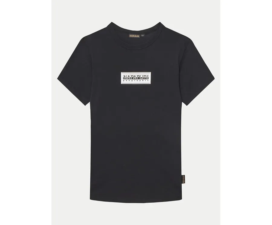 obrazek 1 Napapijri T-Shirt Chamois NP0A4ILE D Czarny Regular Fit
