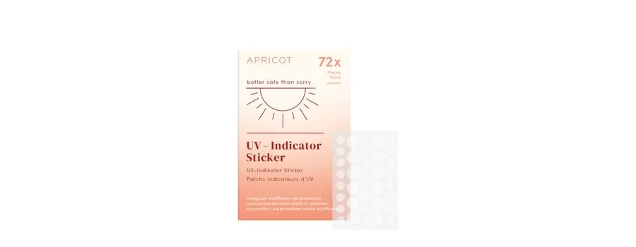 obrazek 1 APRICOT UV Indicator Sticker better safe than sorry Maska do ciała 72 g
