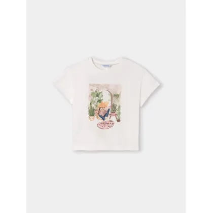 Zdjęcie Mayoral T-Shirt 6008 Biały Regular Fit