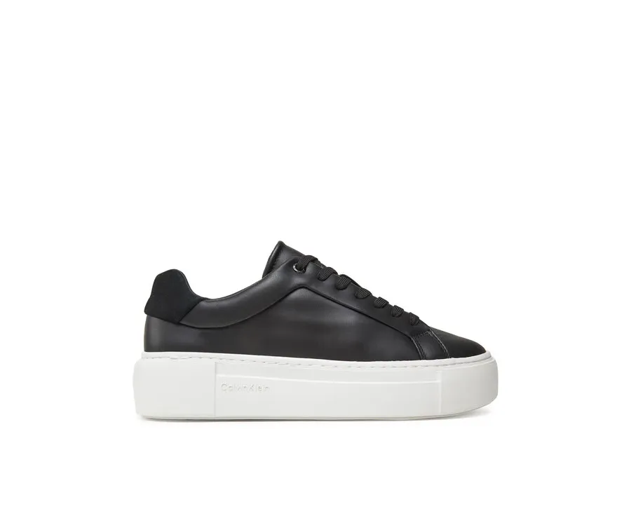 obrazek 1 Calvin Klein Sneakersy Ff Cupsole Lace Up Lth HW0HW02570 Czarny