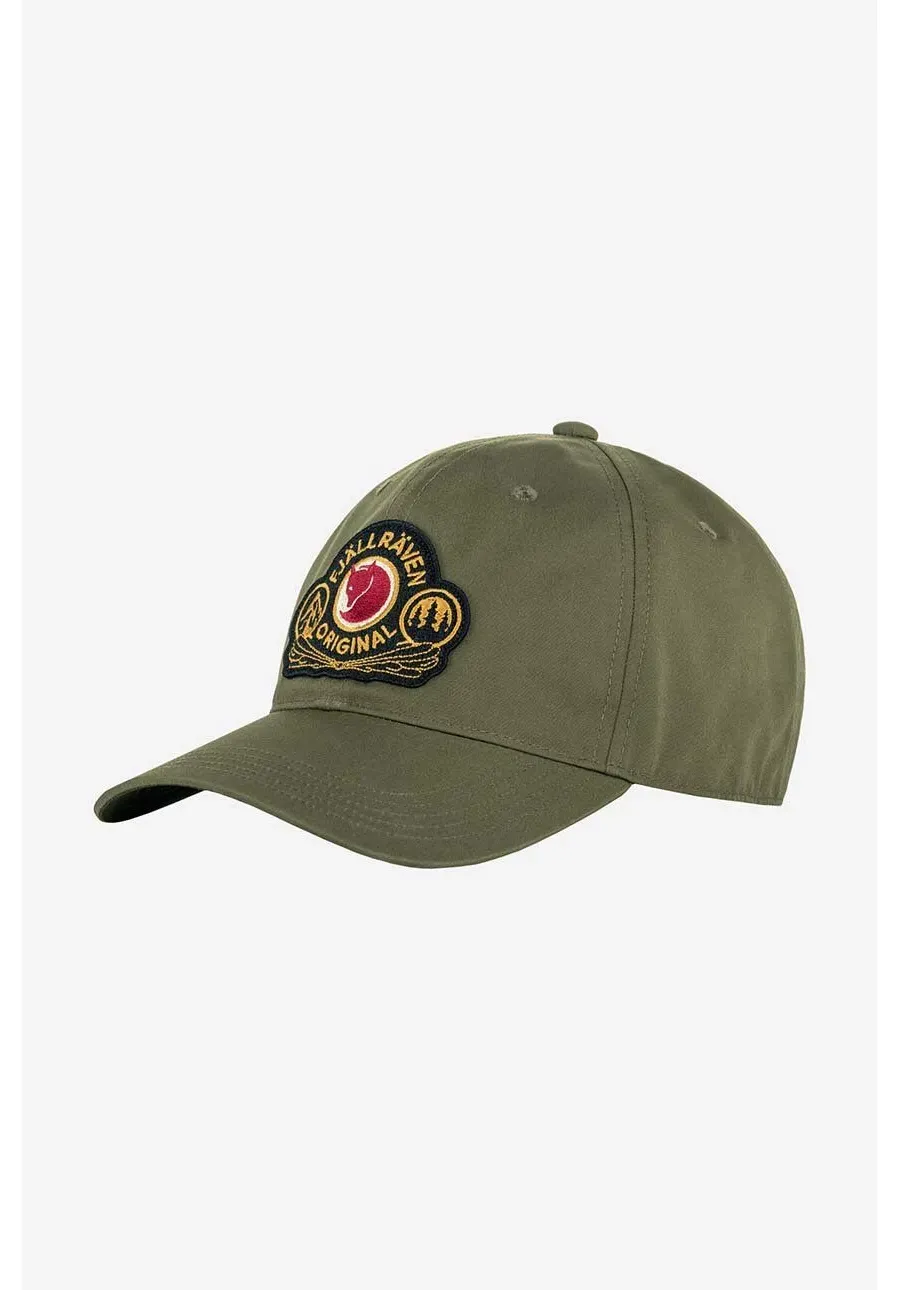 obrazek 1 Fjallraven czapka z daszkiem Classic Badge Cap kolor zielony z aplikacją F86979.625-625