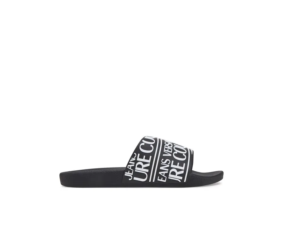 obrazek 1 Versace Jeans Couture Klapki 78YA3SQ1 Czarny