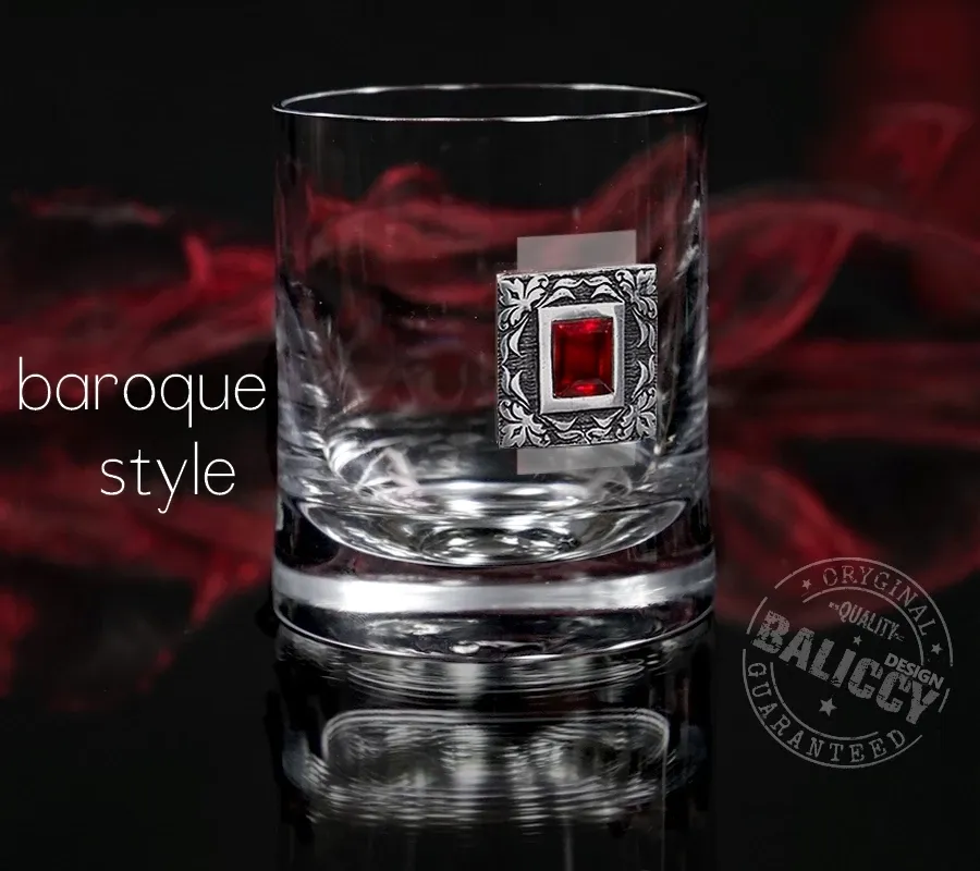 obrazek 1 Szklanka do whisky - rubinowy barok
