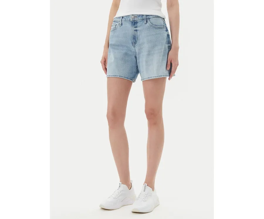 obrazek 1 Guess Szorty jeansowe W5GD1A D4K30 Niebieski Regular Fit