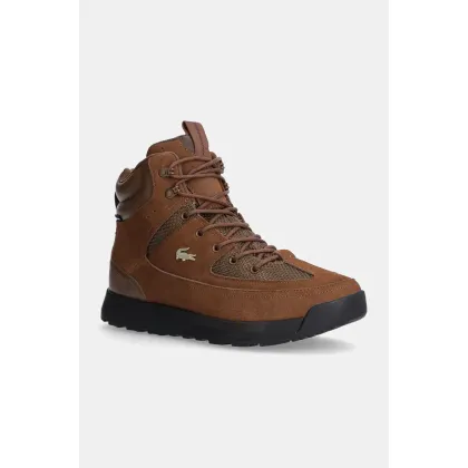 Zdjęcie Lacoste buty wysokie Urban Breaker Sneakers męskie kolor brązowy 48CMA0015