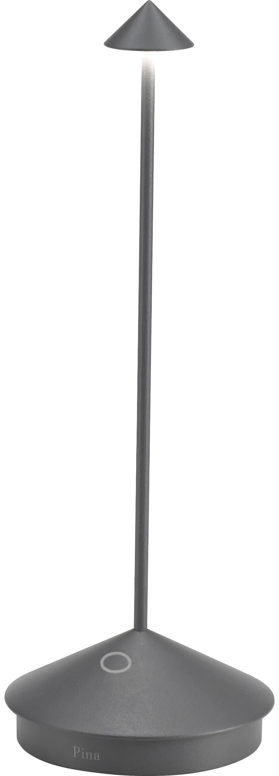 obrazek 1 Dyskretna lampa stołowa Pina z aluminium