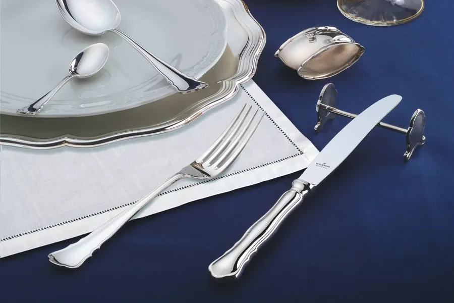 picture 1 Set of silver cutlery - 24 pieces - for 6 people
