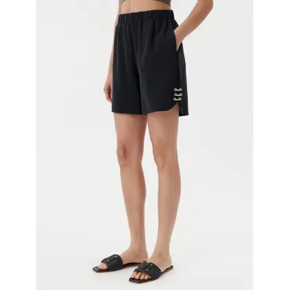 Zdjęcie Liu Jo Szorty materiałowe TA5227 J4869 Czarny Relaxed Fit