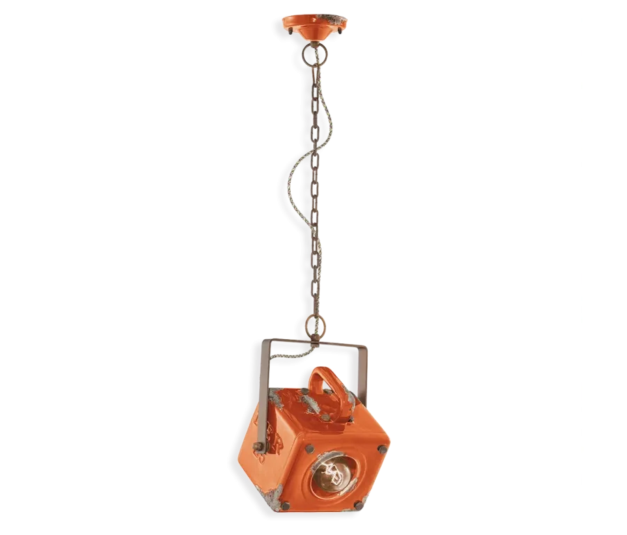obrazek 7 Oryginalna włoska lampa wisząca w stylu retro