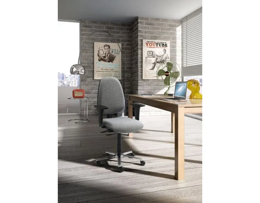 obrazek 4 Krzesło biurowe Synchron Jolly w stylu vintage