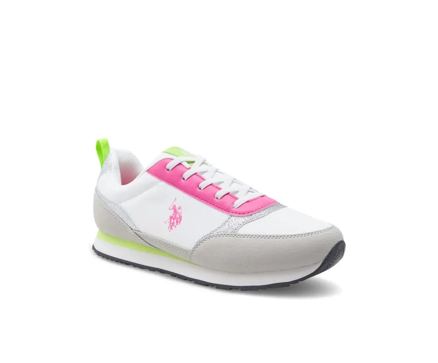 obrazek 1 U.S. Polo Assn. Sneakersy NOBIK013 Białe złoto