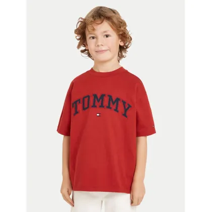 Zdjęcie Tommy Hilfiger T-Shirt Varsity KB0KB08666 Czerwony Regular Fit