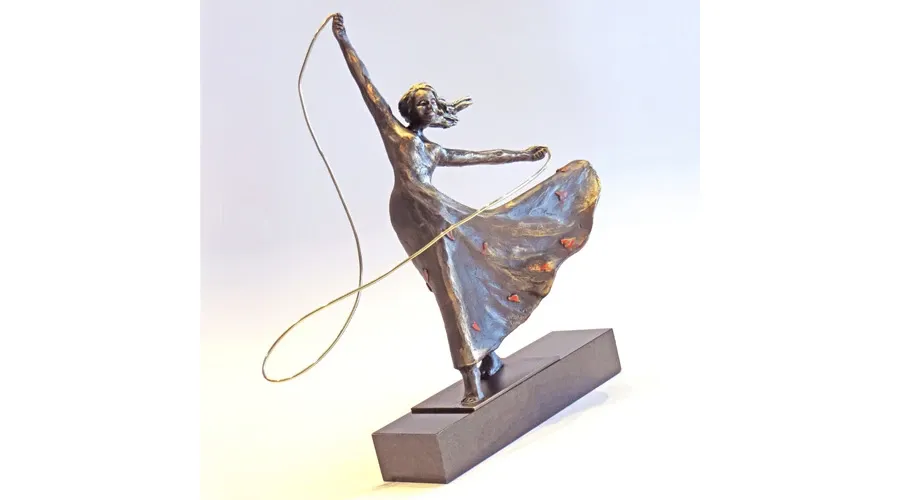 obrazek 1 Luksusowa figurka z platerowanego brązu "Szczęście jest dla każdego" - idealny prezent dla wyjątkowej osoby