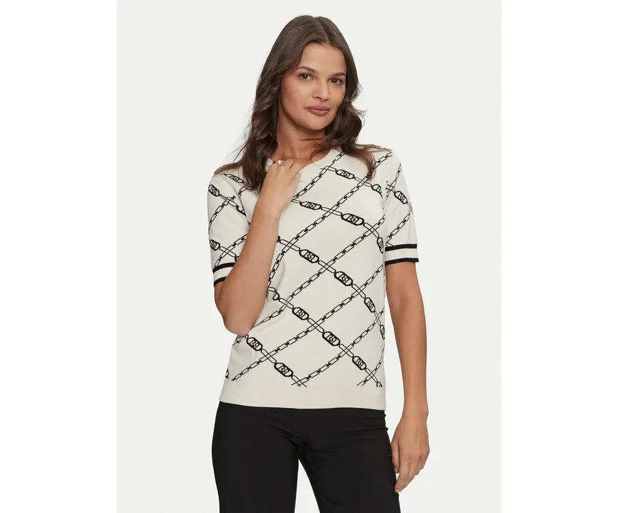 obrazek 1 Rinascimento Sweter CFM0011632003 Écru Regular Fit