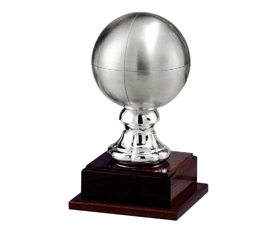 picture 1 Silver-plated statuette with a ball - Astra Argenti