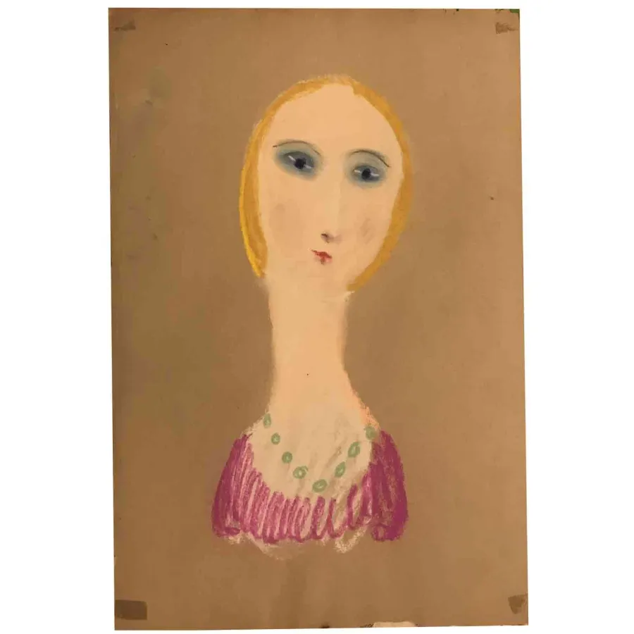 obrazek 1 Pier Gabriele Vangelli Portret dziewczynki około 1950 roku