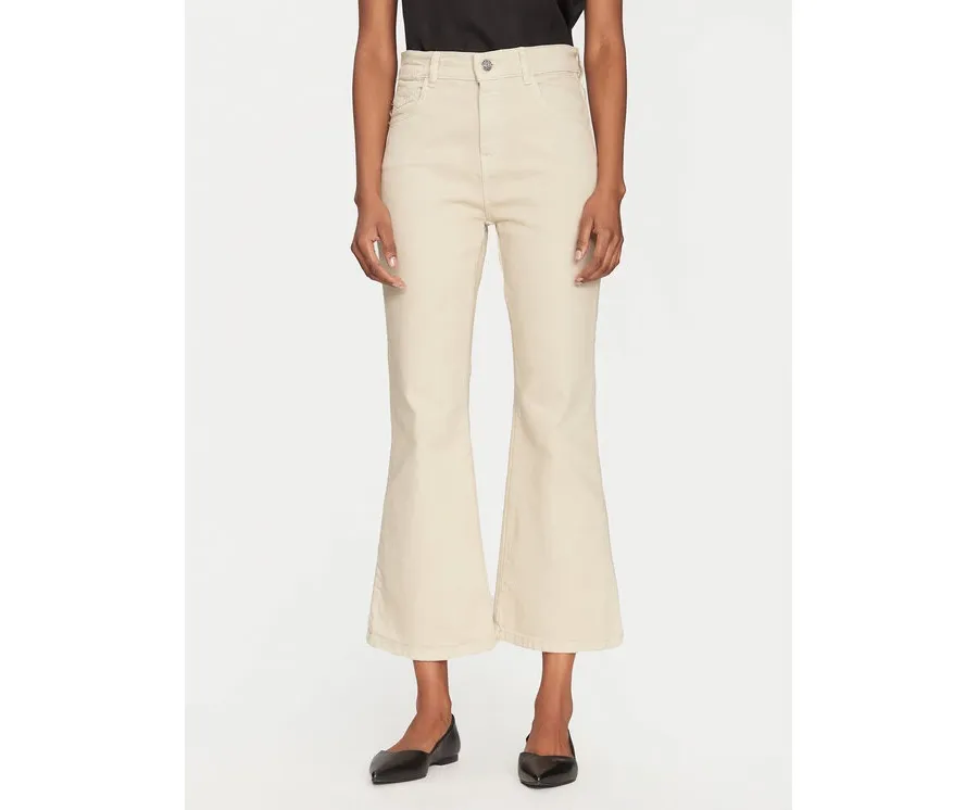 obrazek 1 Marella Jeansy Kerry 2513131044 Beżowy Flare Fit